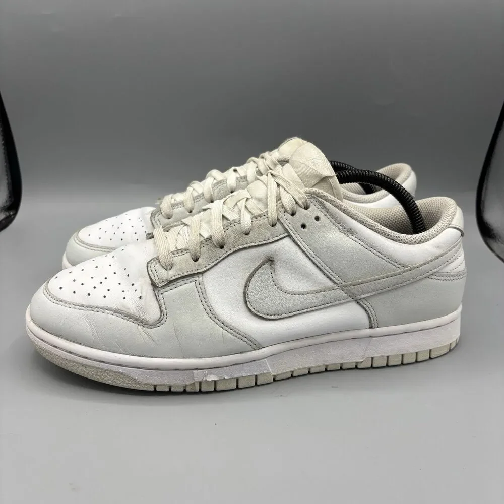 Nike Dunk Low Photon Dust Womens Gray White Casual Shoes Sneakers Size 11 - Picture 6 of 7